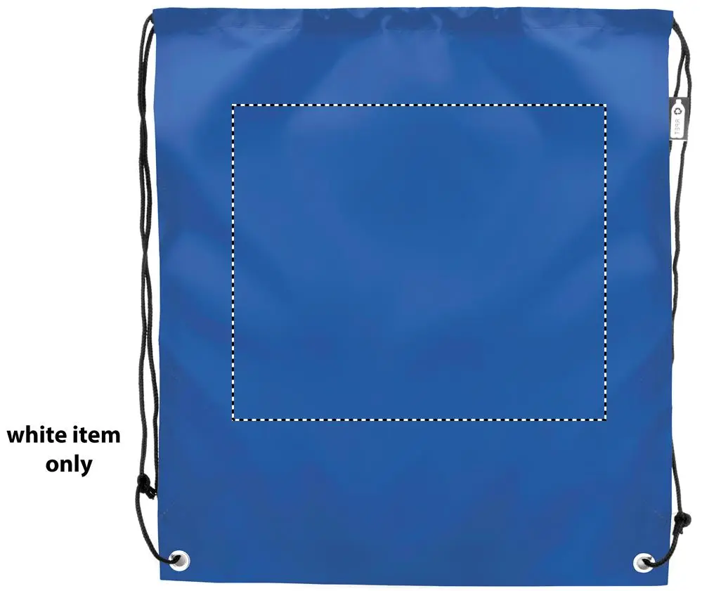 Print position: front – white section