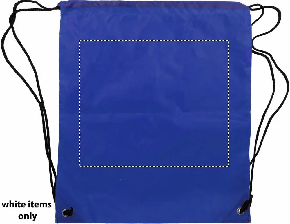 Print position: back – white section