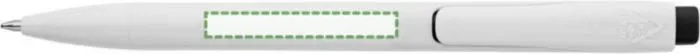 Print position: In line with the clip