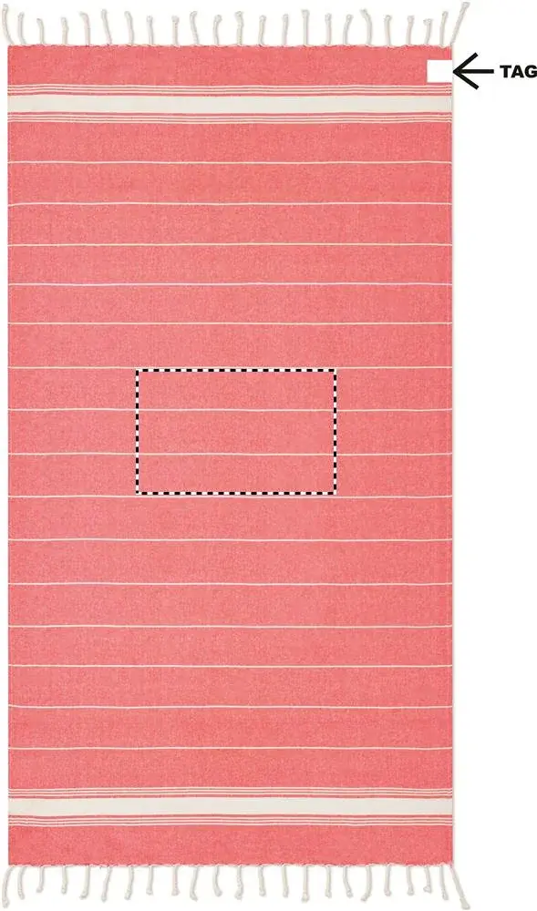 Print position: Towel - centre - back