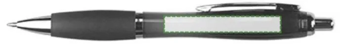 Print position: Beside the clip, for right-handed use