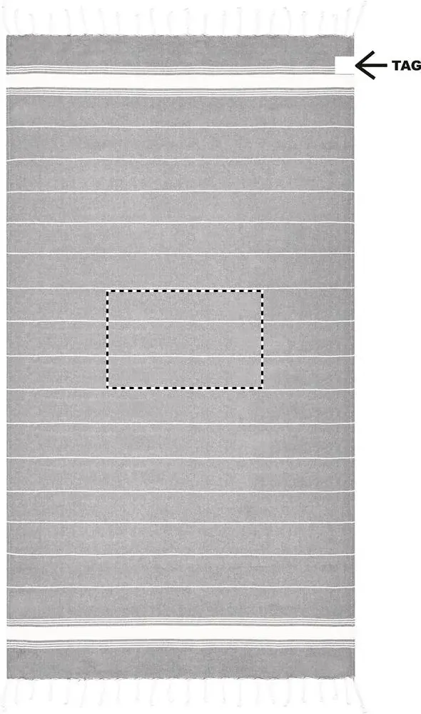 Print position: Towel - centre - back