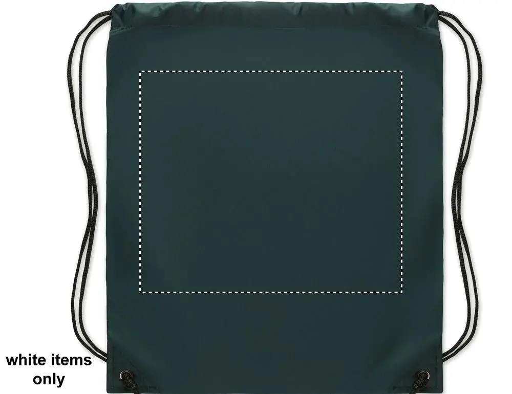 Print position: back – white section