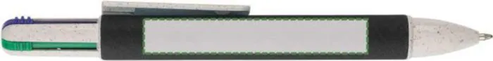 Print position: Beside the clip, for left-handed use