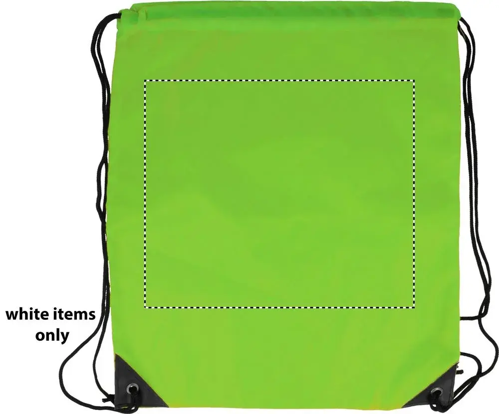 Print position: front – white section