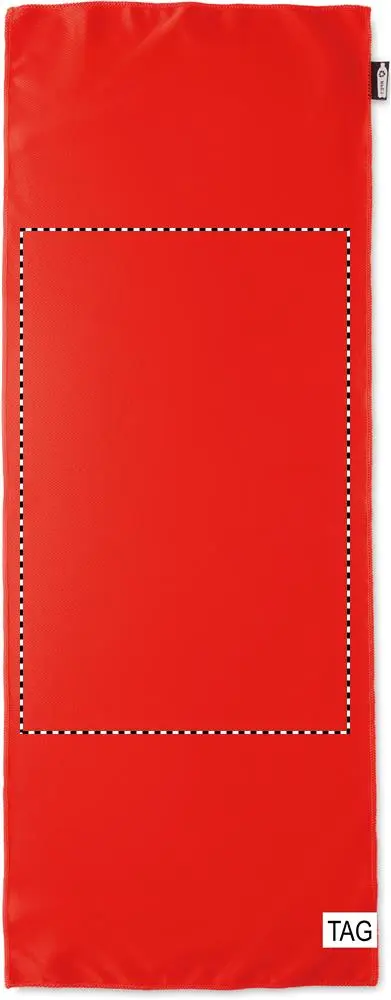 Print position: Towel - back - smooth section