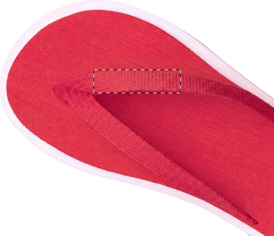 Print position: Right flip-flop - right strap