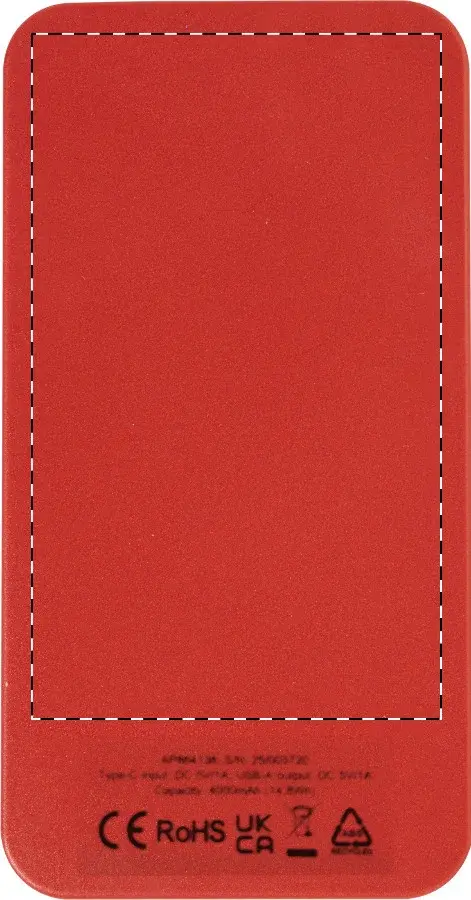 Print position: Back
