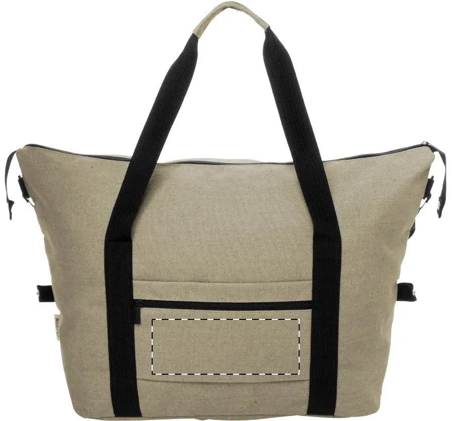 Print position: Front - below the zip