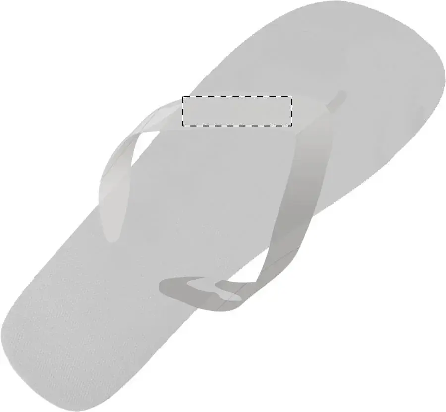 Print position: Left flip-flop - left strap