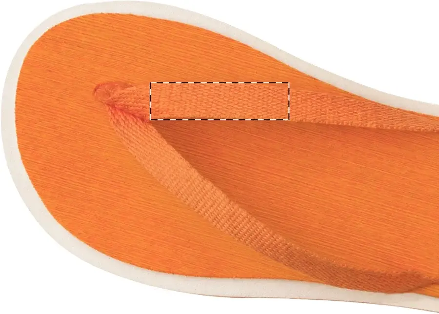 Print position: Left flip-flop - right strap