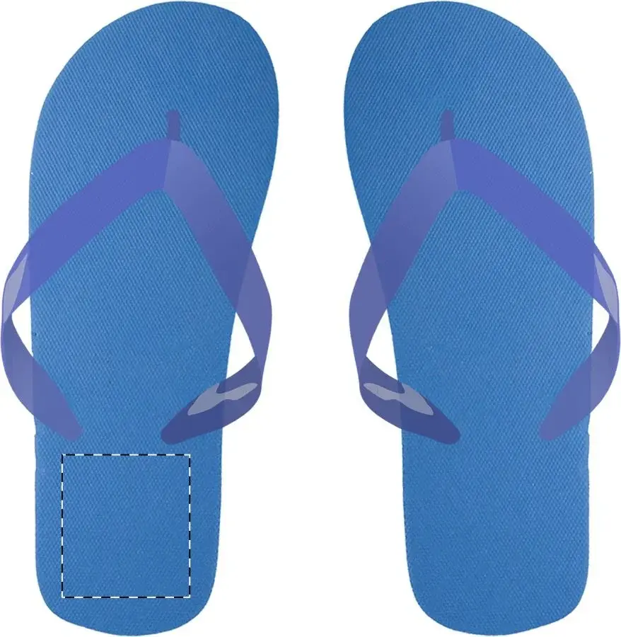 Print position: Left sole - under the heel