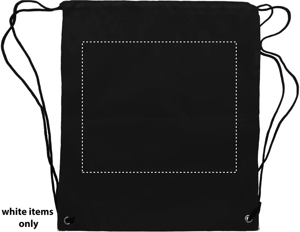 Print position: back – white section