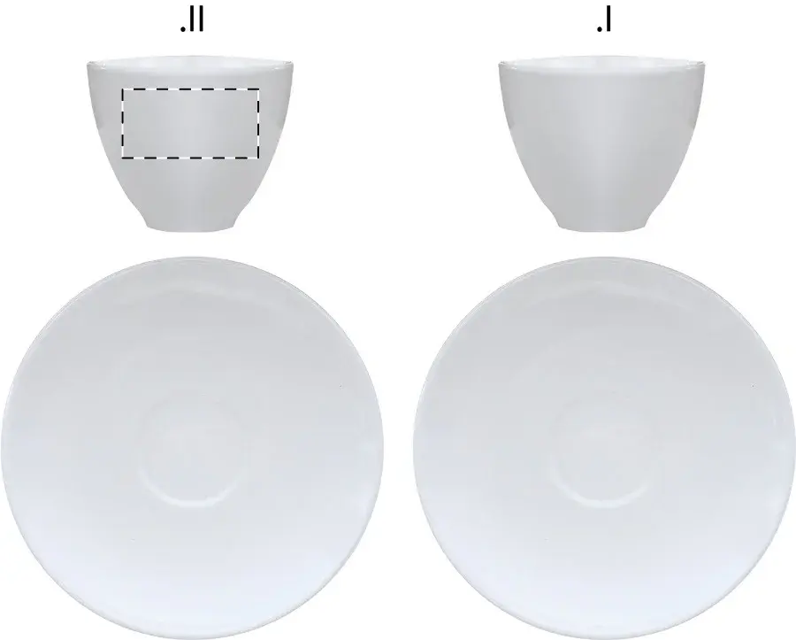 Print position: Cup 1 - opposite the handle