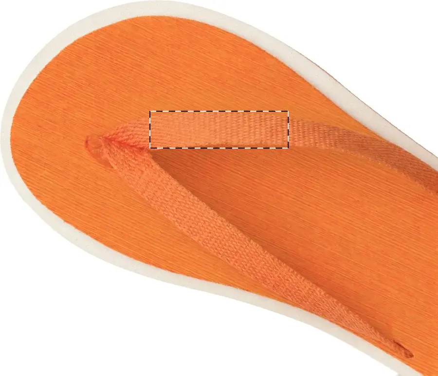 Print position: Right flip-flop - right strap