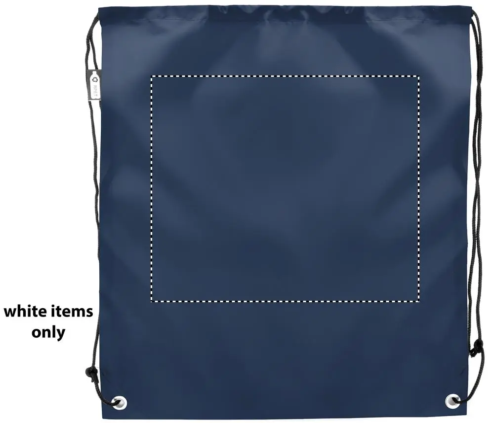 Print position: back – white section