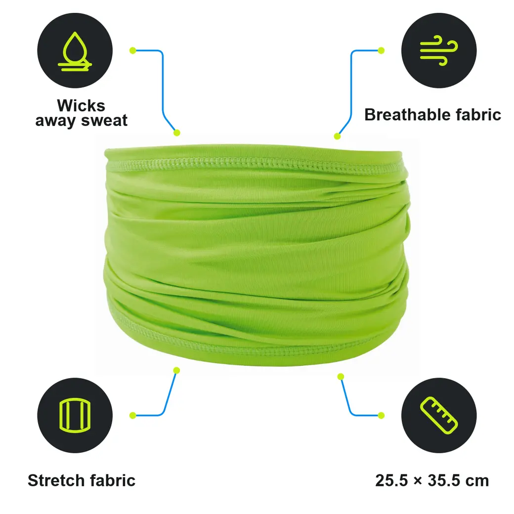 Infographic: SCHWARZWOLF JERRY Multifunctional scarf, green