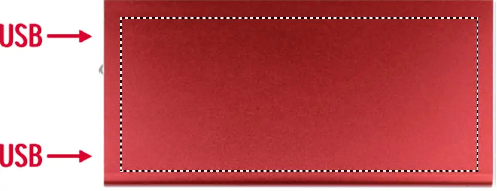Print position: lower section - area for digital printing