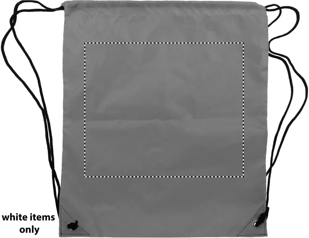 Print position: back – white section