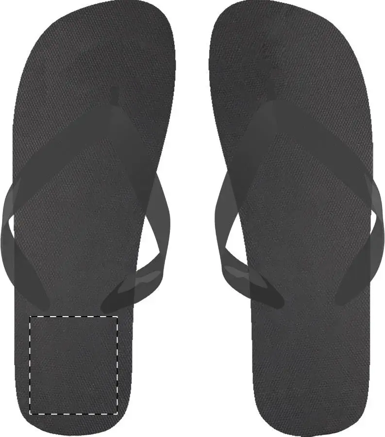 Print position: Left sole - under the heel