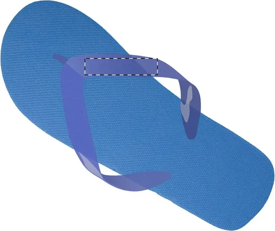 Print position: Left flip-flop - right strap
