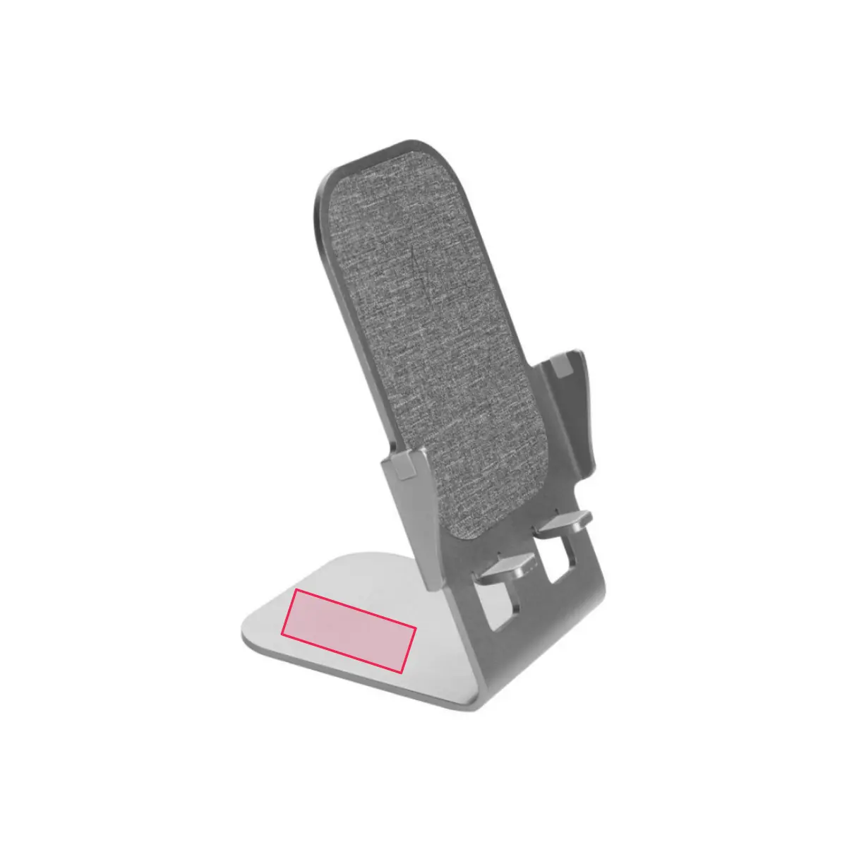 Print location: VITESSE Mobile Phone Stand with Wireless Charging Function 15 W - Stand Base