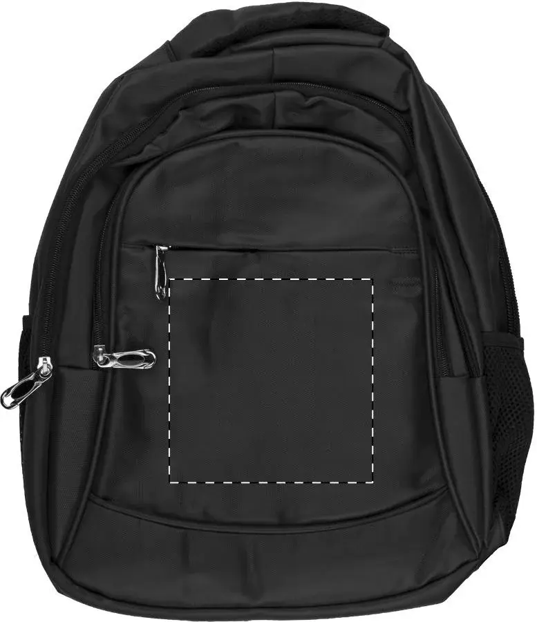 Print position: Front - below the zip