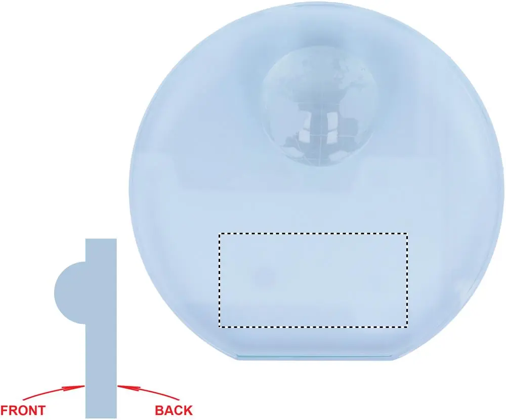 Print position: Front - glass