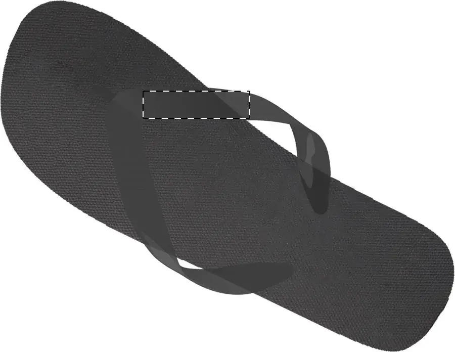 Print position: Left flip-flop - right strap