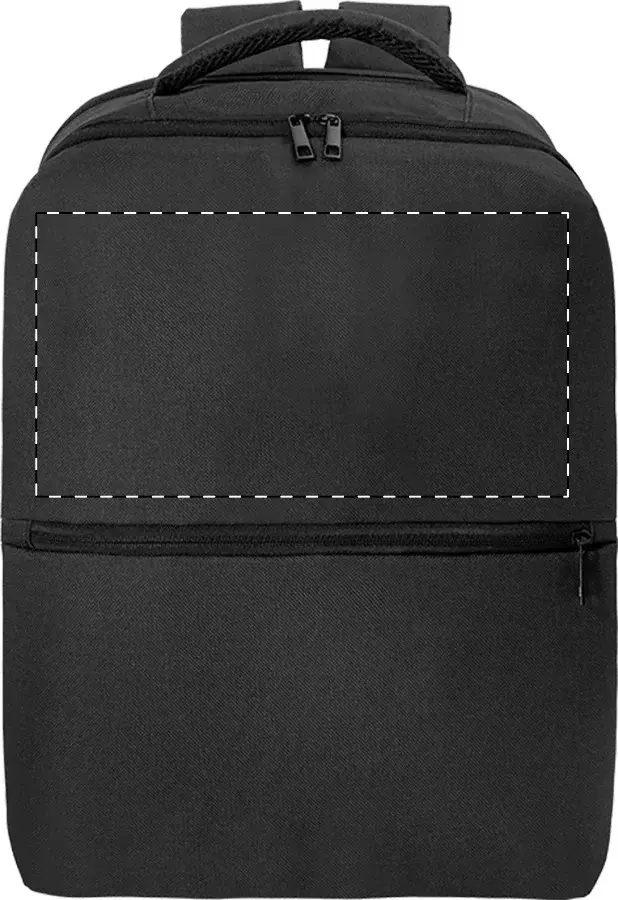 Print position: Above the zip