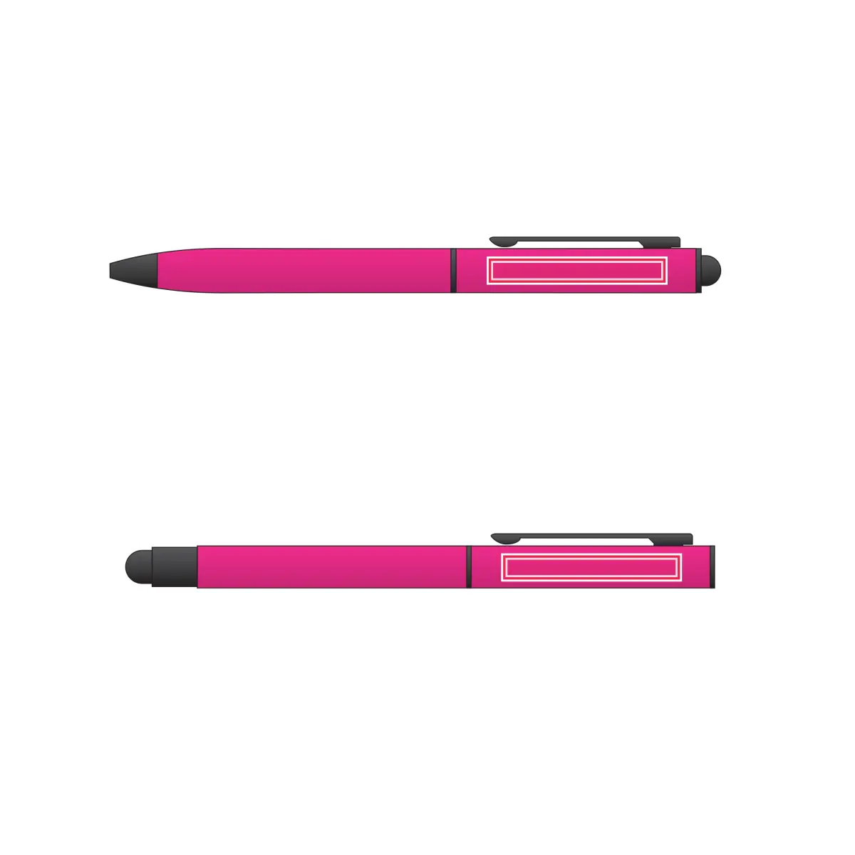 Print location: CELEBRATION SET Ballpoint Pen and Rollerball Set, Pink - Pen and rollerball bodies