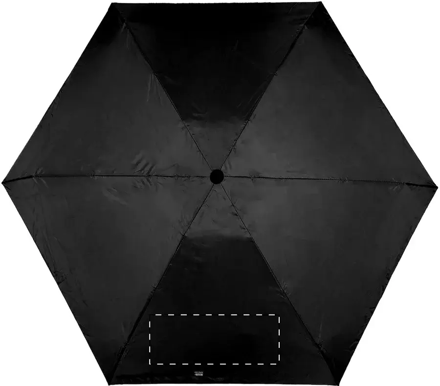 Print position: panel 1 – with a fastening strip (panels numbered clockwise)