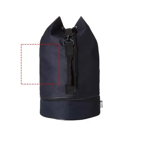 Print position: to the left of the handle