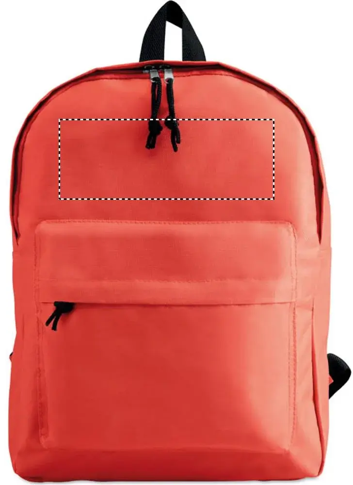 Print position: front above the pocket
