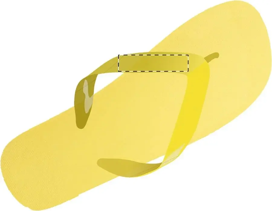 Print position: Right flip-flop - left strap
