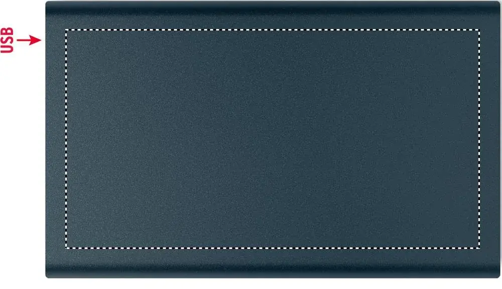 Print position: lower section - area for digital printing