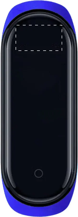 Print position: Above the display