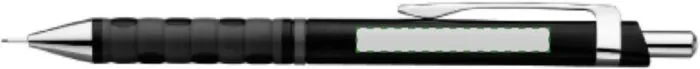 Print position: Beside the clip, for right-handed use