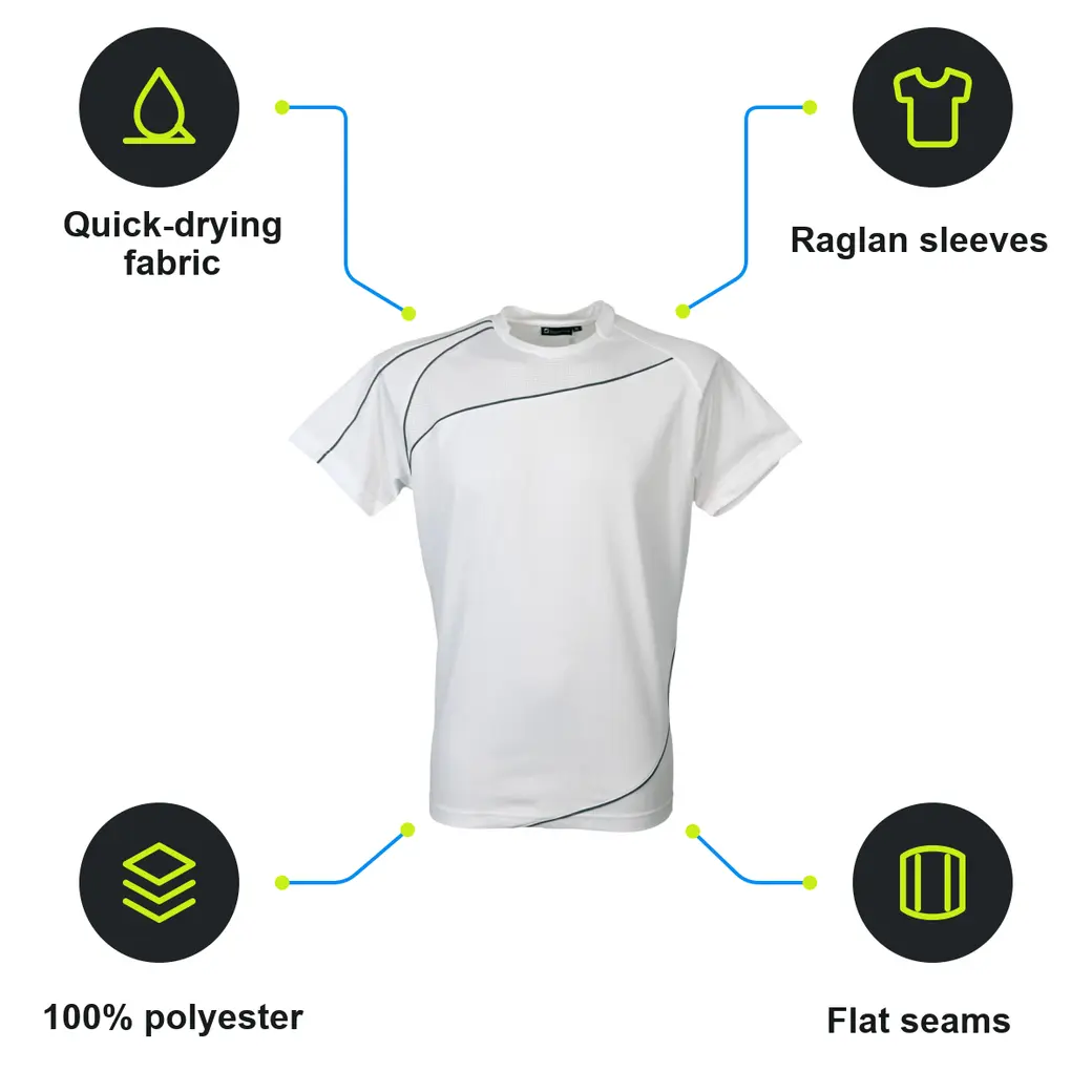 Infographic: SCHWARZWOLF RILA MEN Performance T-shirt, White XXXL