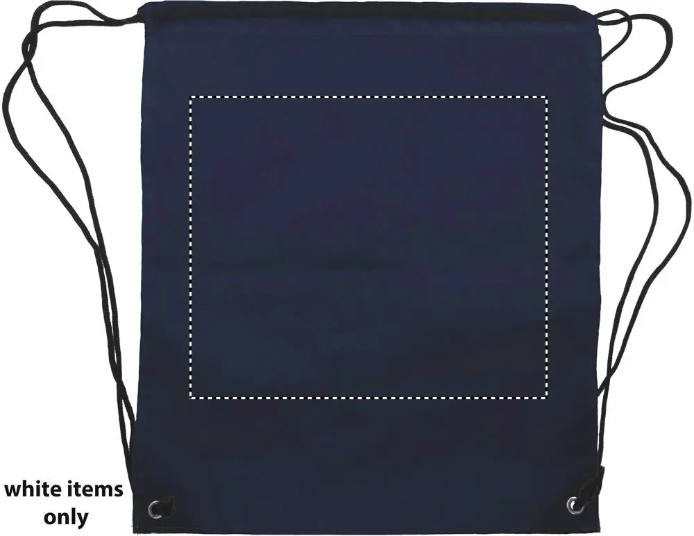 Print position: back – white section