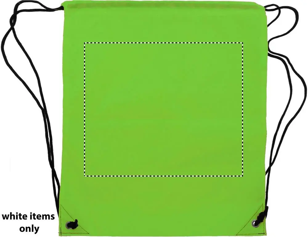 Print position: back – white section