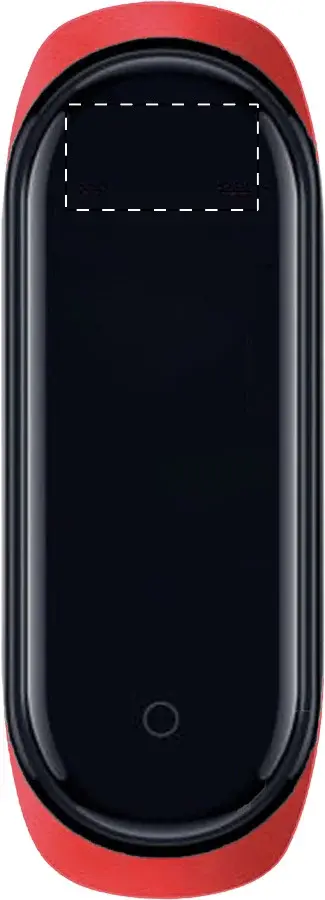 Print position: Above the display