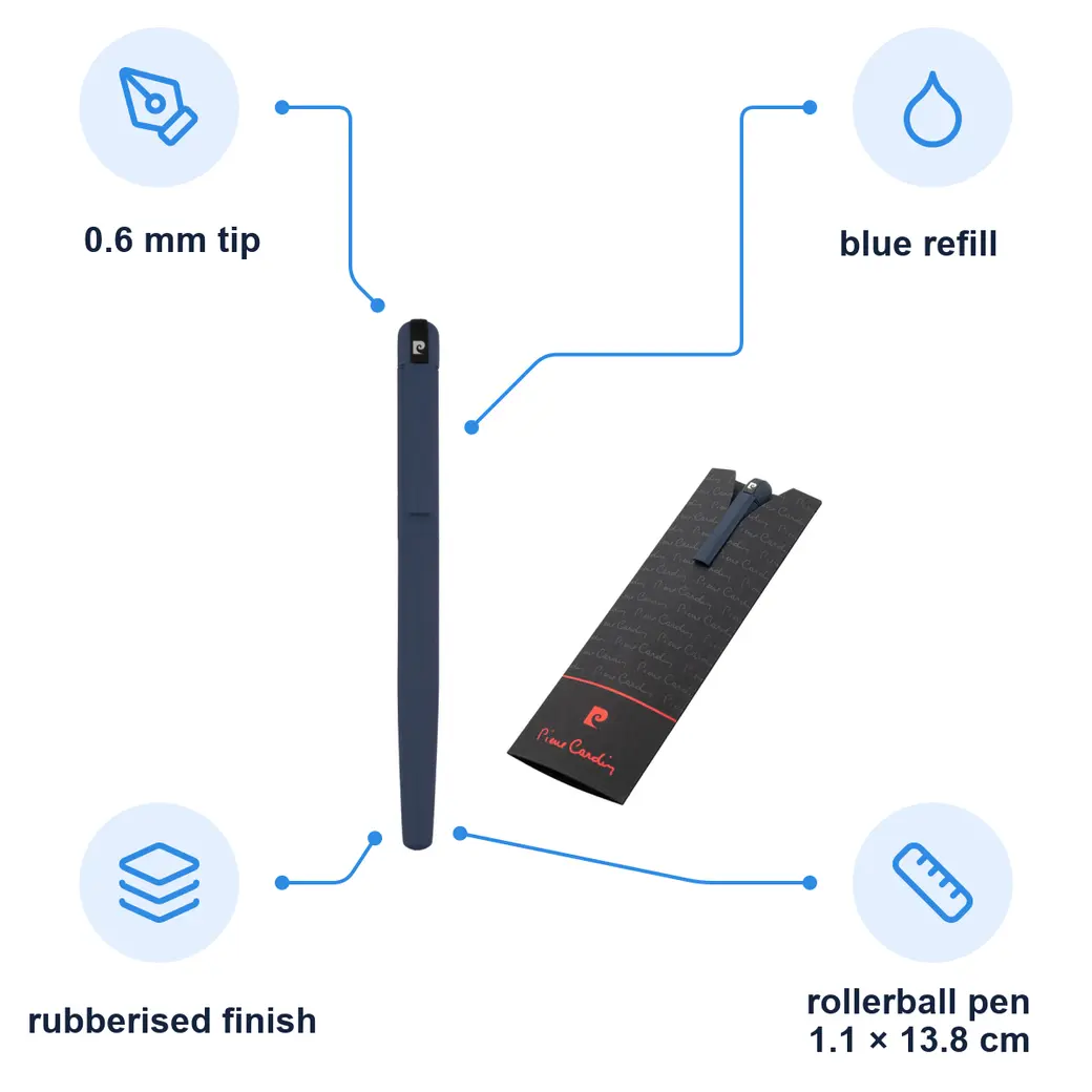 Infographic: PIERRE CARDIN HARMONY rollerball, blue