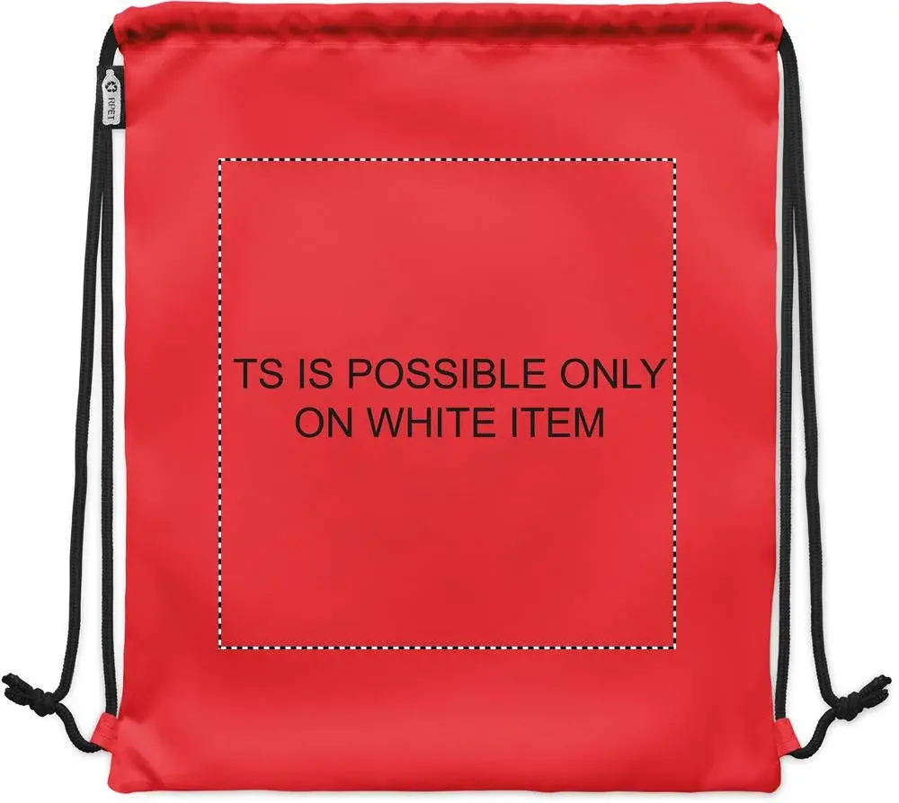 Print position: back – white section
