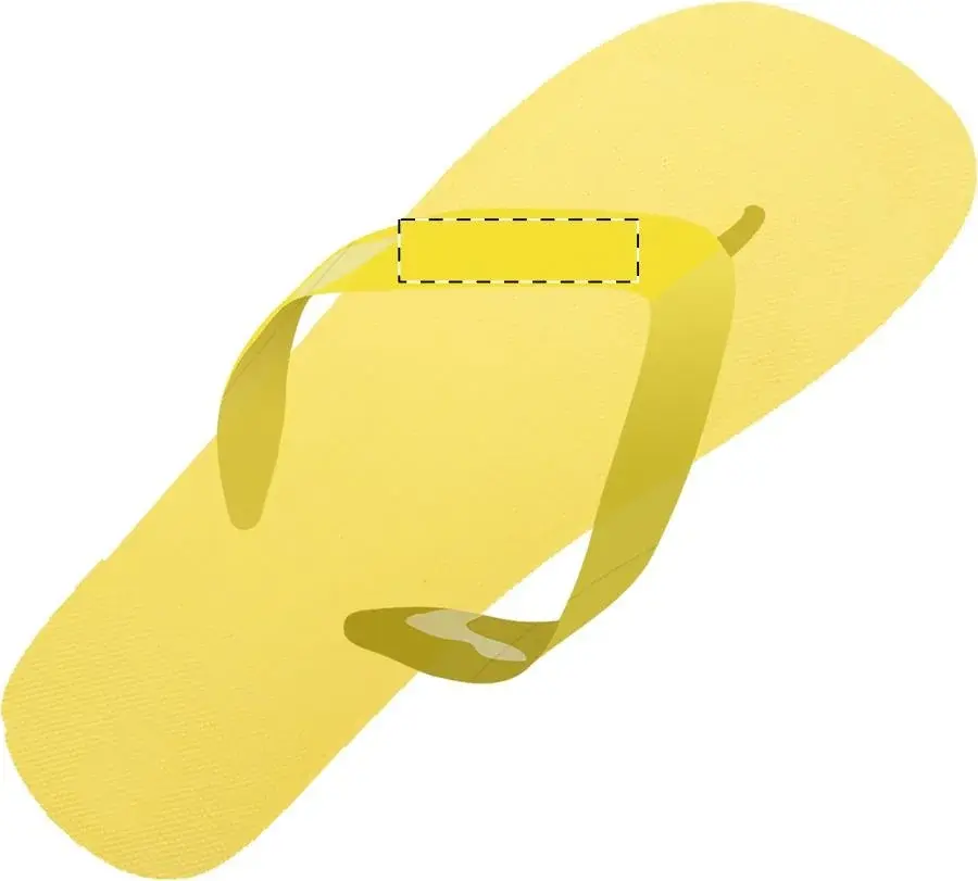 Print position: Left flip-flop - left strap