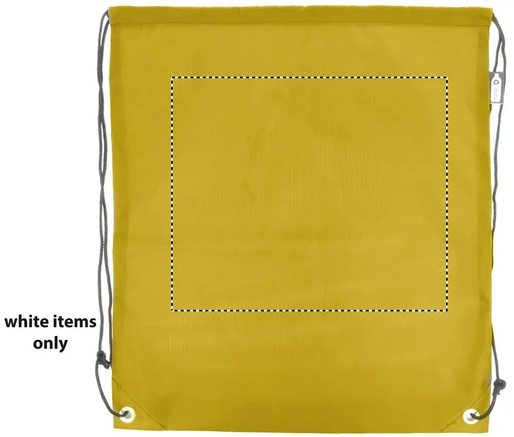 Print position: front – white section