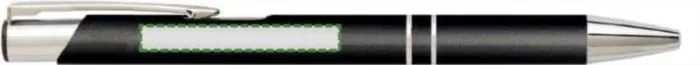 Print position: Beside the clip, for left-handed use