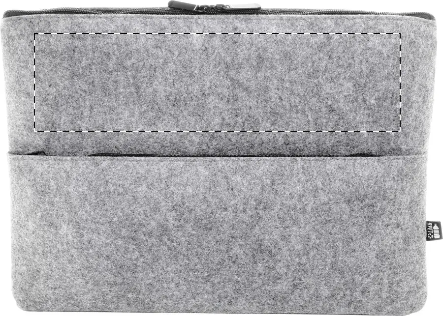 Print position: Front - above the zip