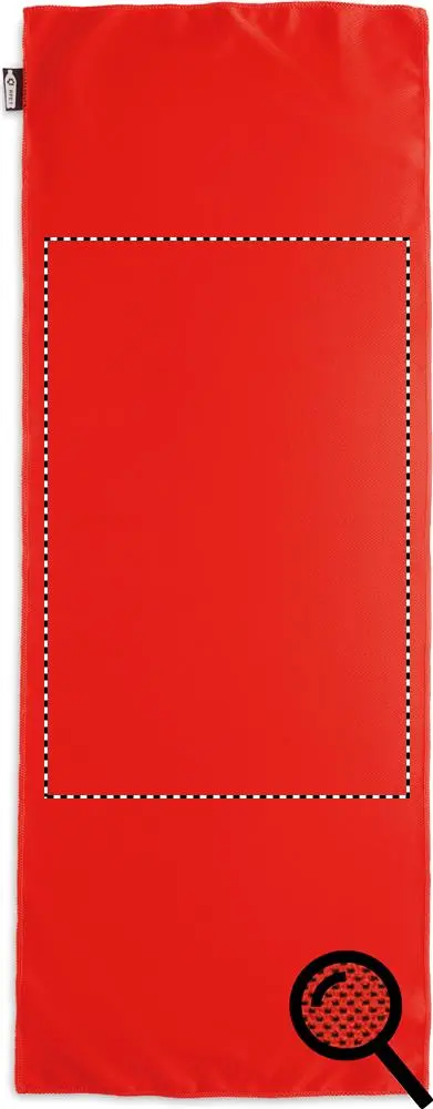 Print position: Towel - front - textured section