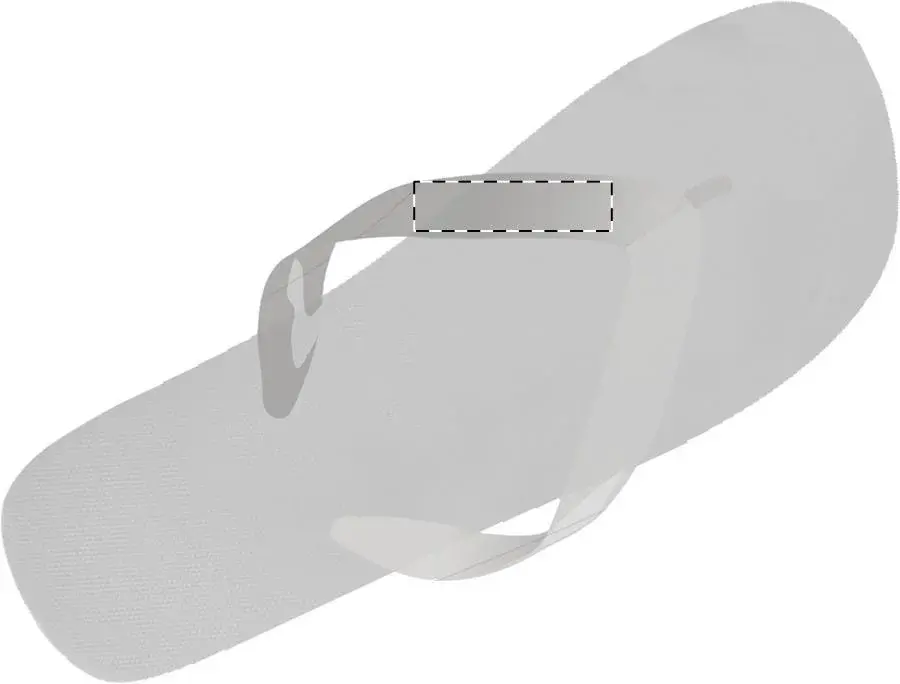 Print position: Right flip-flop - left strap